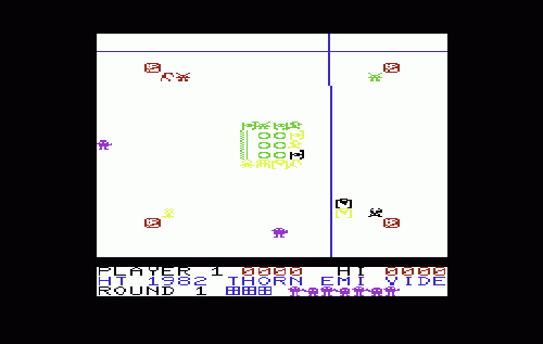 Mutant Herd title screen for Vic-20